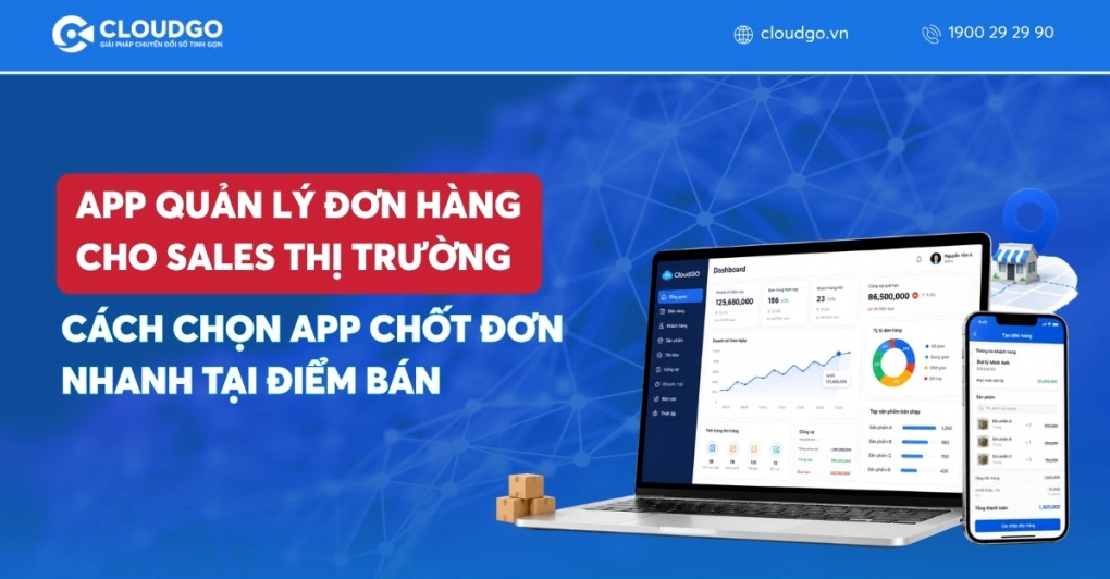 App quản lý đơn hàng cho sales thị trường