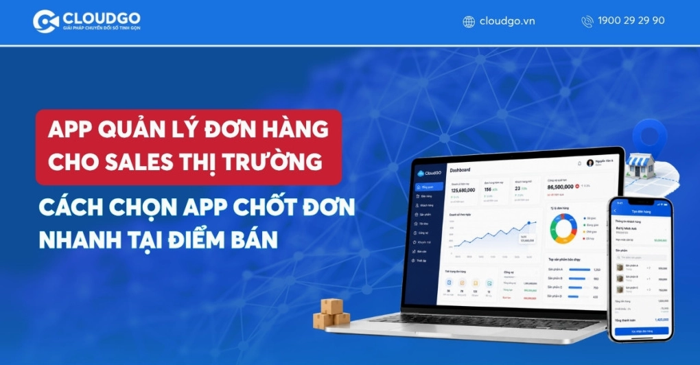 App quản lý đơn hàng cho sales thị trường