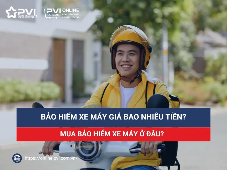 Bảo hiểm xe máy bao nhiêu tiền