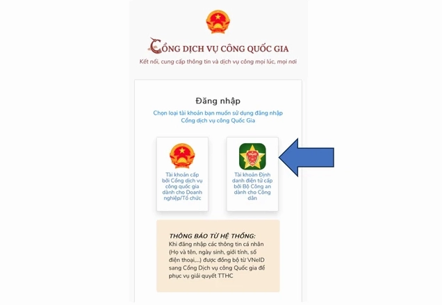 Giao diện trang nộp phạt vi phạm giao thông online.