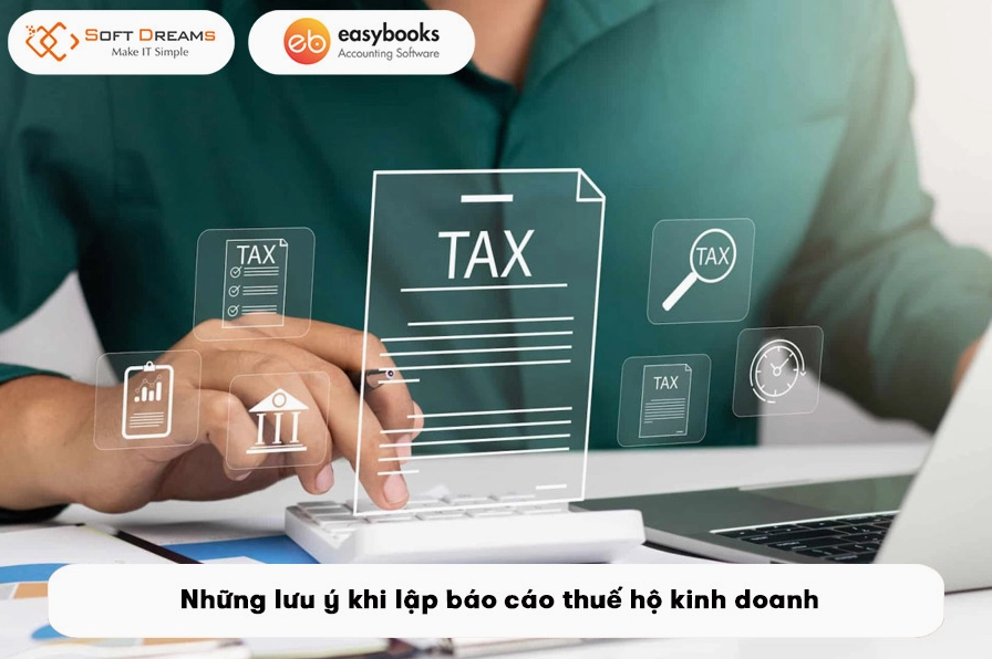 Hướng dẫn lập báo cáo thuế hộ kinh doanh 4