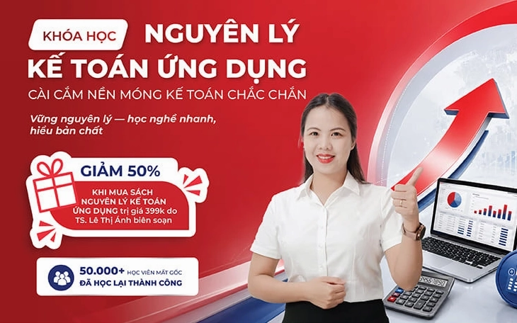 Khóa học Nguyên lý kế toán ứng dụng cho người mất gốc, liên quan đến quy trình tài chính
