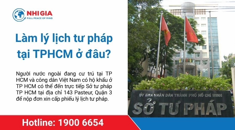 Làm lý lịch tư pháp tại TP. Hồ Chí Minh ở đâu?