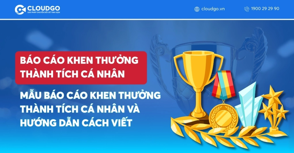 Mẫu báo cáo thành tích khen thưởng cá nhân
