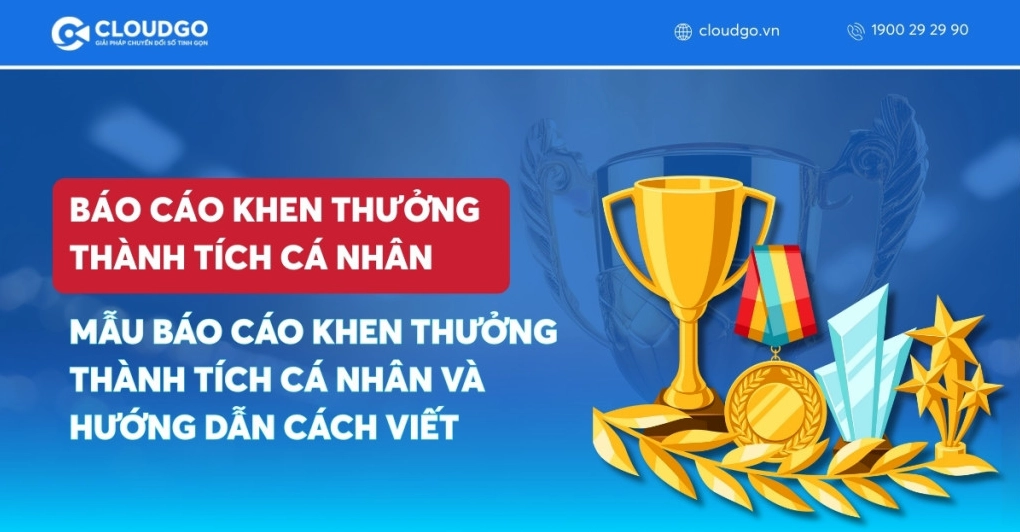 Mẫu báo cáo thành tích khen thưởng cá nhân