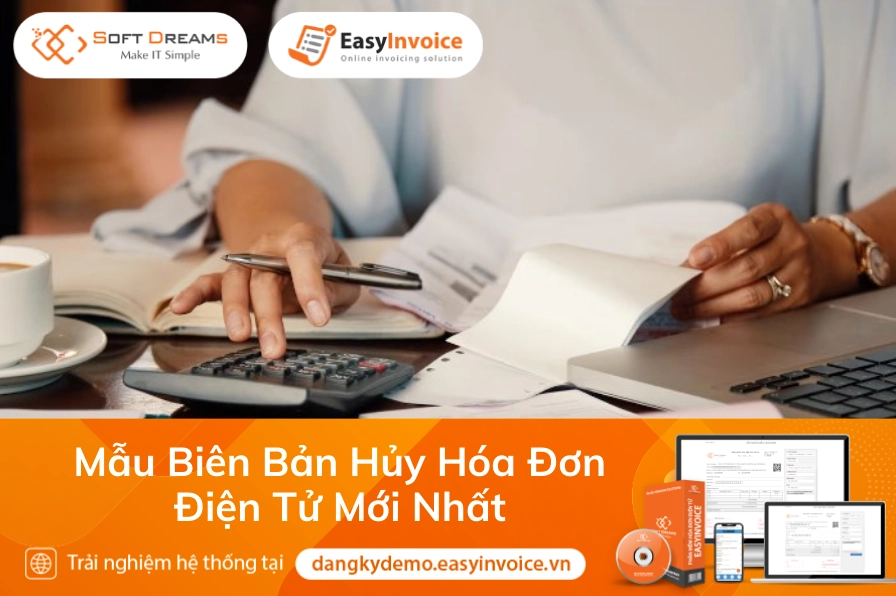 Mẫu biên bản hủy hóa đơn điện tử mới nhất theo quy định