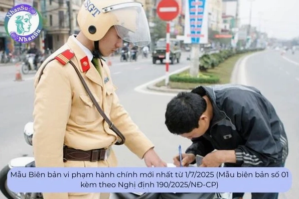 Mẫu Biên bản vi phạm hành chính mới nhất