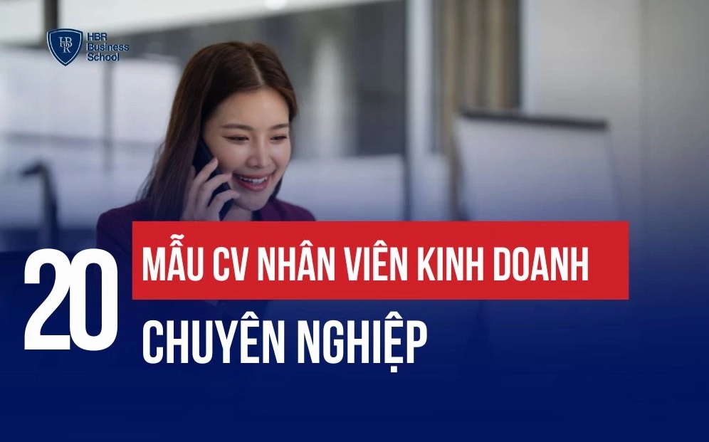 Mẫu CV nhân viên kinh doanh chuyên nghiệp