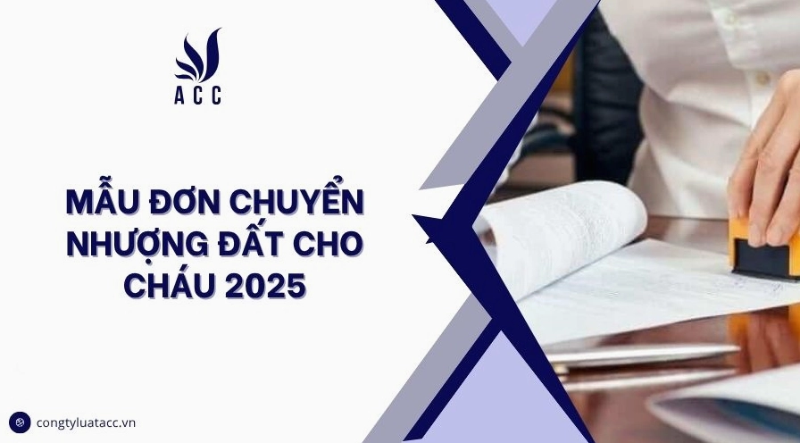 Mẫu đơn chuyển nhượng đất cho cháu 2025, cần thông tin chi tiết.
