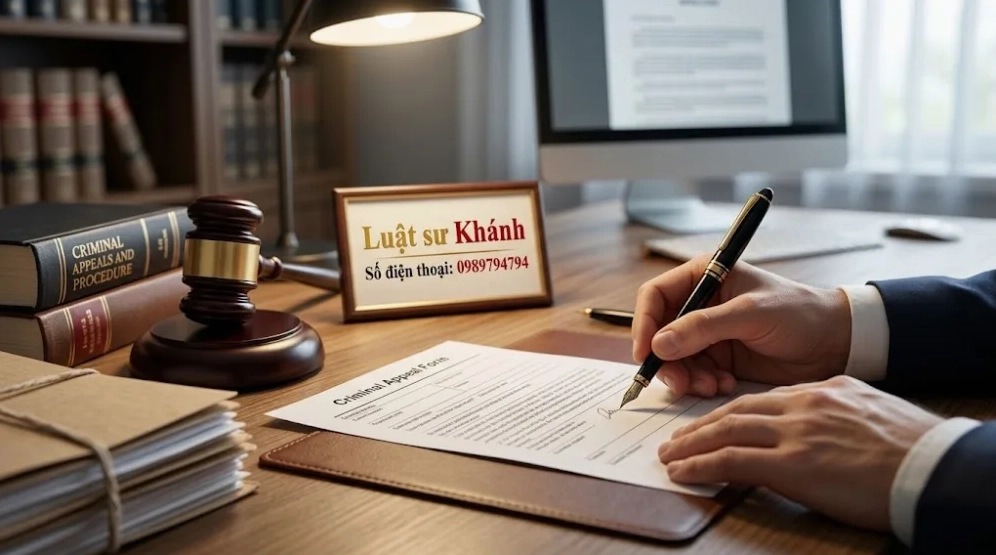 Mẫu đơn kháng cáo hình sự chi tiết