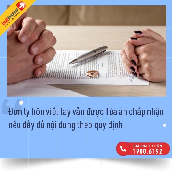 Mẫu đơn ly hôn chuẩn theo quy định pháp luật