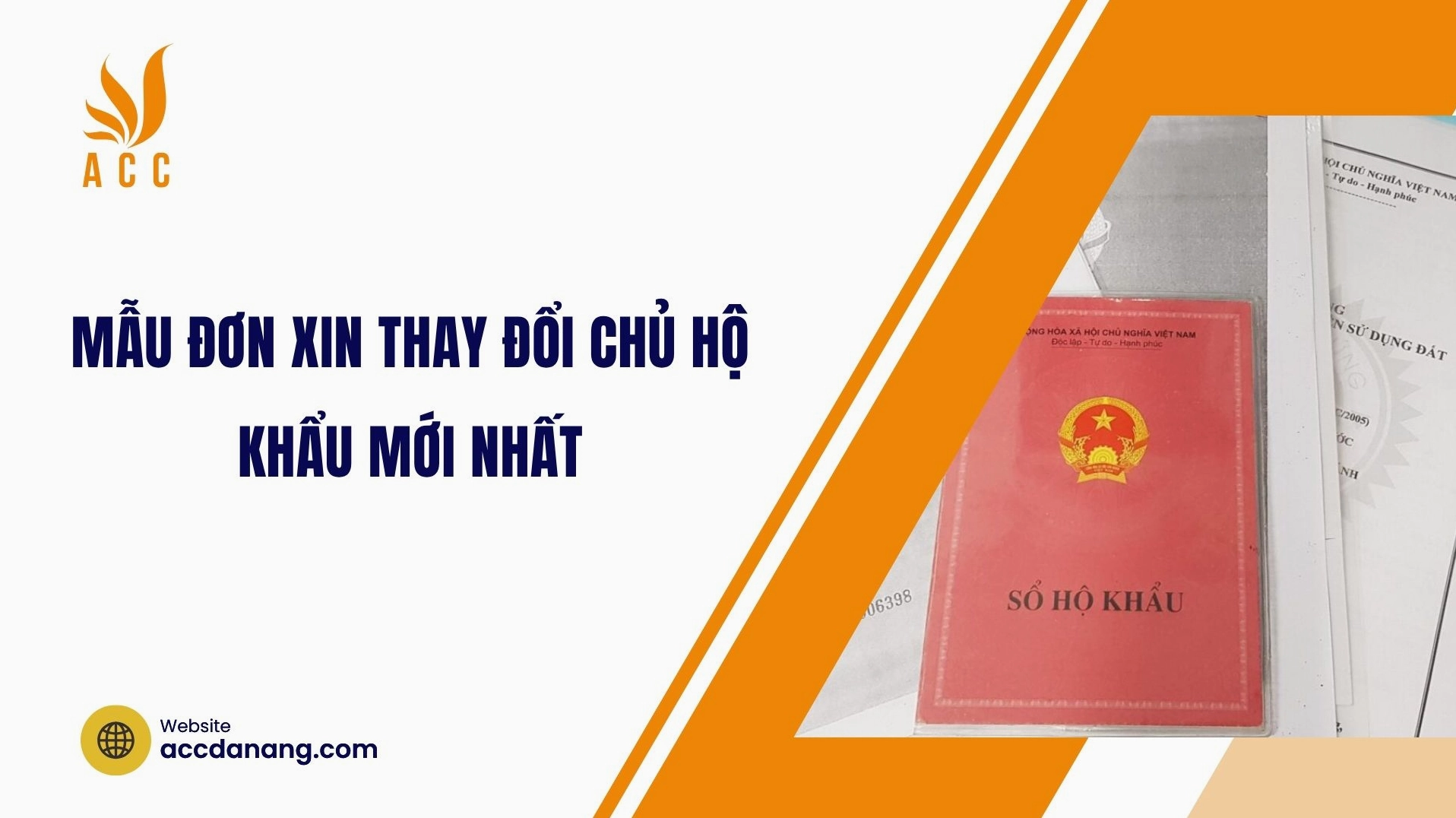 Mẫu đơn xin thay đổi chủ hộ khẩu mới nhất