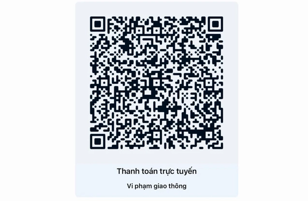 Minh họa quy trình nộp phạt giao thông online.