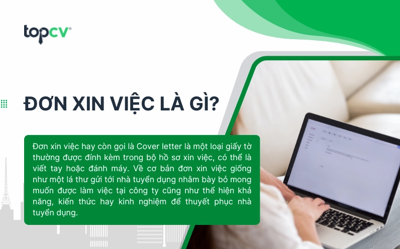 Minh họa về tầm quan trọng của đơn xin việc