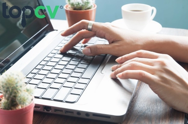 Minh họa về việc hoàn thành báo cáo thực tập