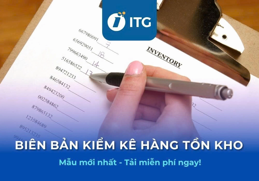 Tải mẫu biên bản kiểm kê hàng tồn kho