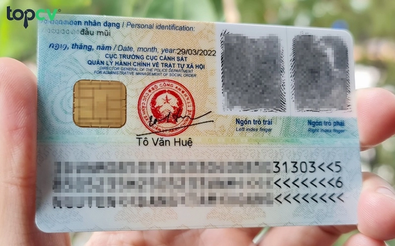 Thủ tục cấp thẻ căn cước công dân là từ thứ hai đến thứ sáu