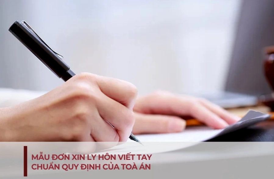 Thủ tục ly hôn thuận tình cần mẫu đơn chuẩn
