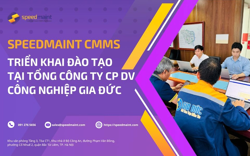 Triển khai phần mềm quản lý bảo trì