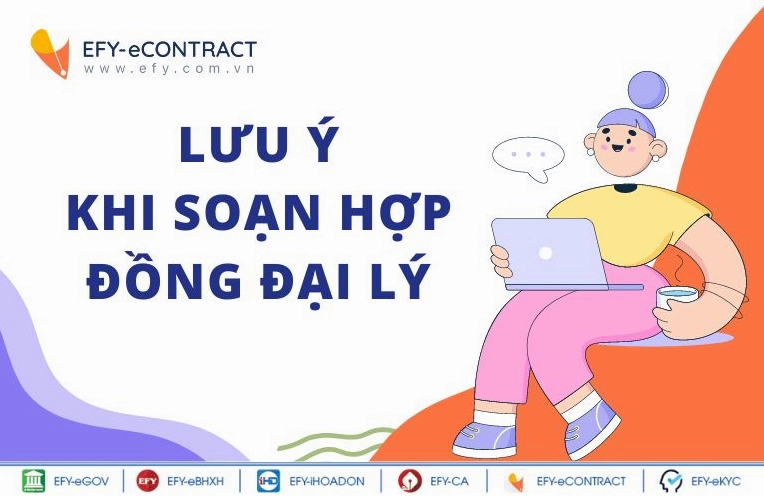 Biểu tượng pháp lý đại diện cho hợp đồng đại lý