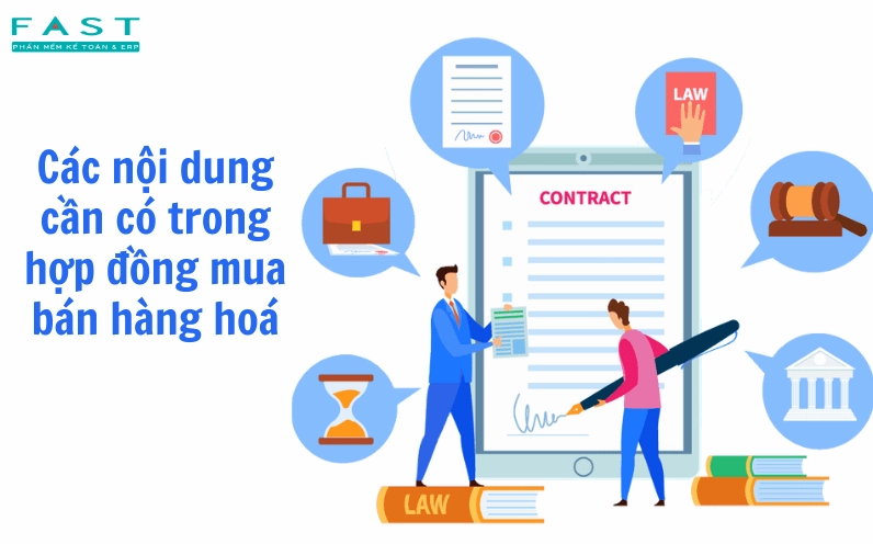 Các nội dung cần có trong mẫu hợp đồng mua bán hàng hóa