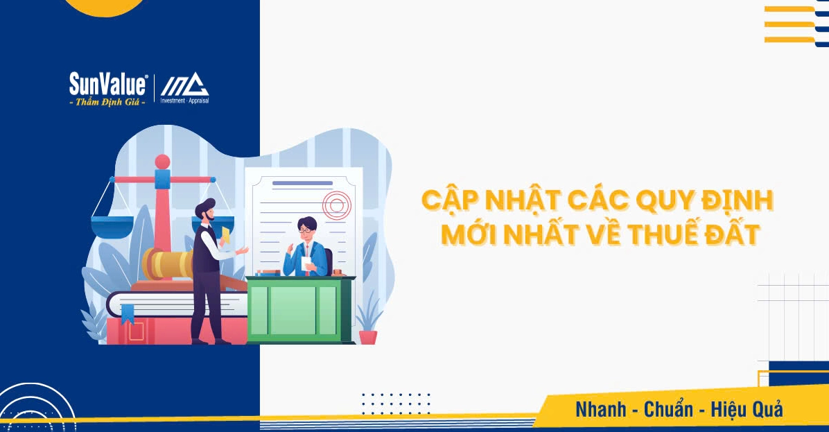 Cập nhật các quy định mới nhất về thuế đất