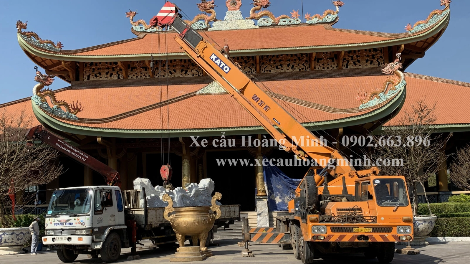 Cho thuê xe cẩu quận 11 giá tốt