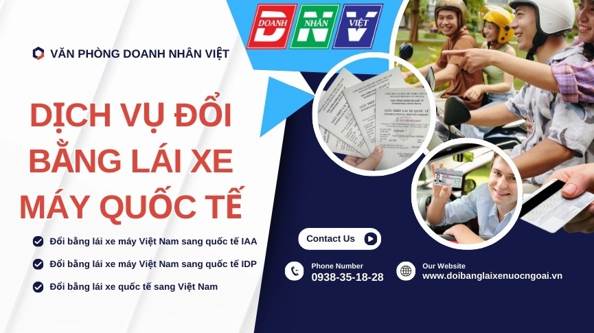 Dịch vụ đổi bằng lái xe máy