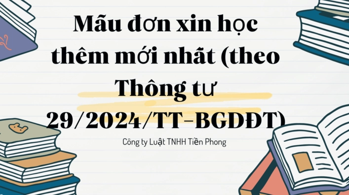 Đơn xin học thêm ngoài nhà trường