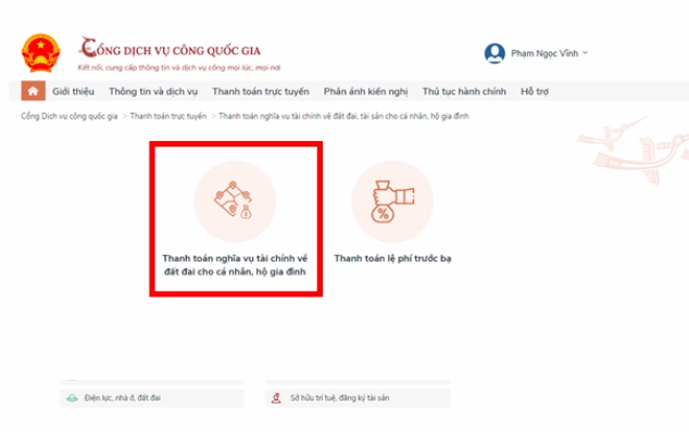 Đóng thuế đất online tiện lợi qua ứng dụng