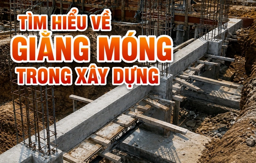 Giằng móng trong xây dựng
