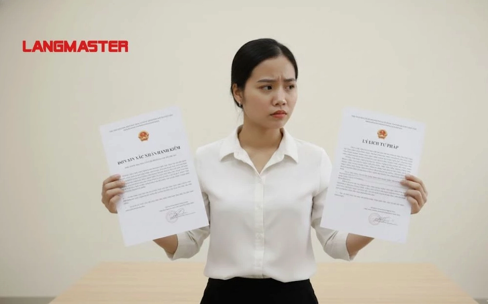 Giấy xác nhận hạnh kiểm và Phiếu lý lịch tư pháp là khác nhau