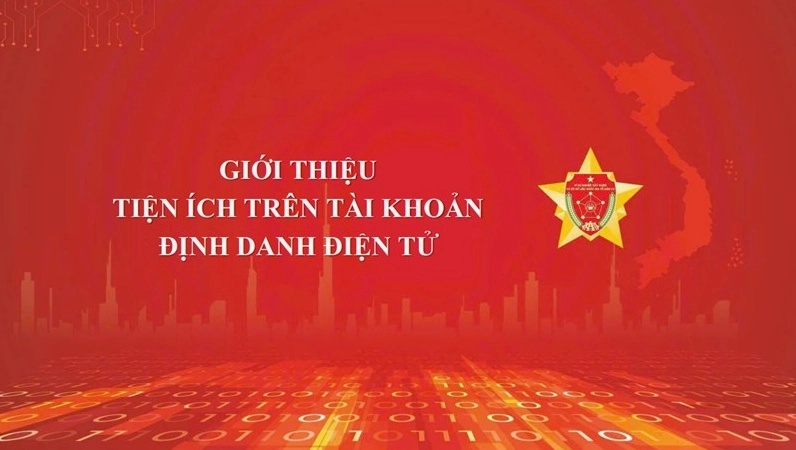 Giới thiệu tiện ích trên tài khoản định danh điện tử