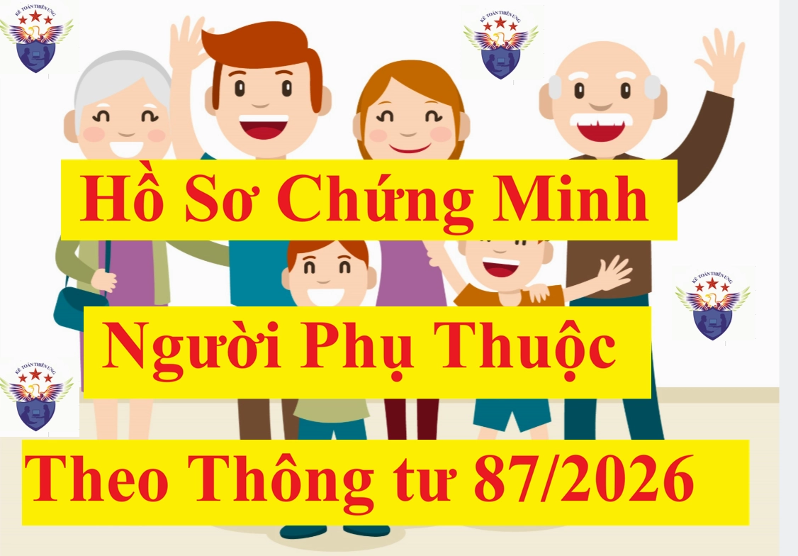 Hồ sơ chứng minh người phụ thuộc giảm trừ gia cảnh