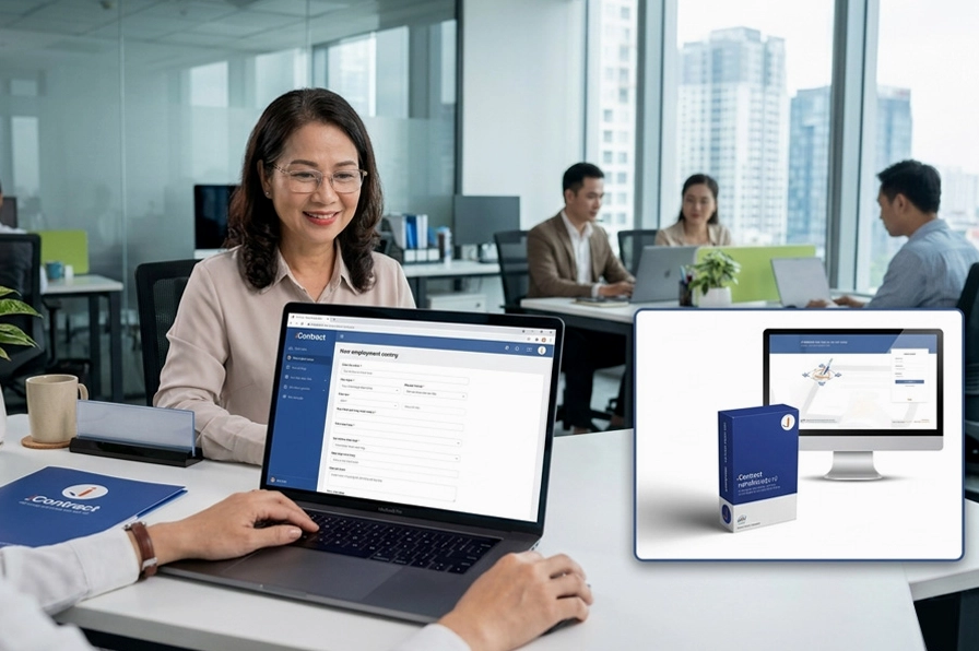 Hướng dẫn chi tiết cách ký hợp đồng lao động điện tử trên phần mềm iContract