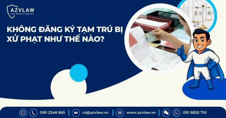 Không đăng ký tạm trú bị xử phạt như thế nào?