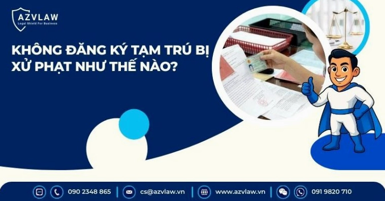 Không đăng ký tạm trú bị xử phạt như thế nào?