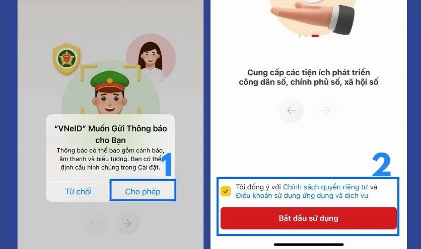 Kích hoạt định danh cá nhân online