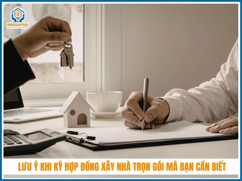Lưu ý khi ký hợp đồng xây nhà trọn gói mà bạn cần biết