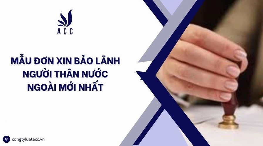 Mẫu đơn xin bảo lãnh tại ngoại mới nhất