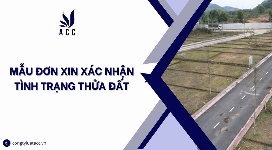 Mẫu đơn xin xác nhận tình trạng thửa đất
