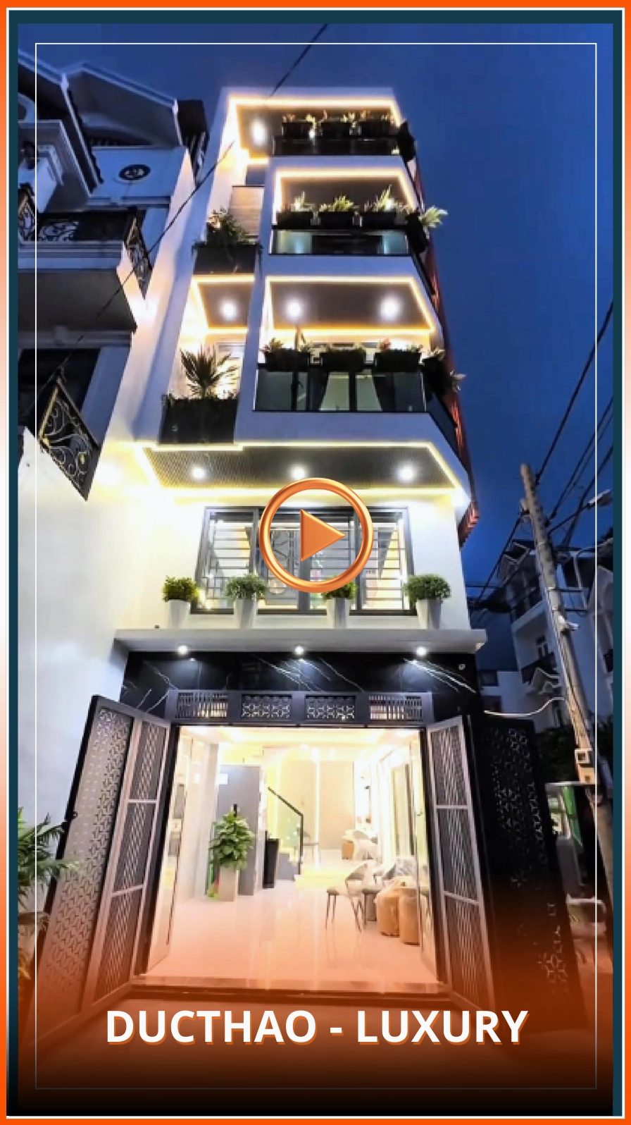 Mẫu nhà đẹp 2 mặt tiền ở nông thôn