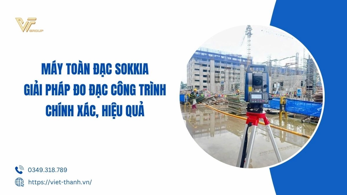 Máy toàn đạc Sokkia đo đạc công trình