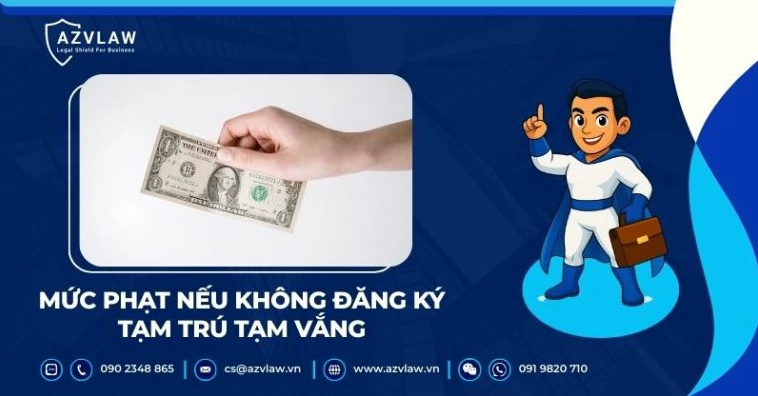 Mức phạt nếu không đăng ký tạm trú tạm vắng