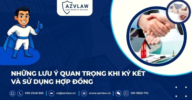 Những lưu ý quan trọng khi ký kết và sử dụng hợp đồng
