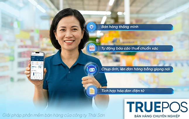 Phần mềm quản lý bán hàng TruePOS Thái Sơn