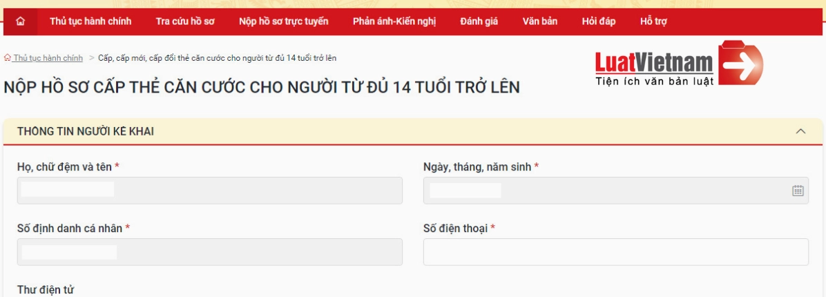 Thẻ Căn cước hết hạn cần làm lại