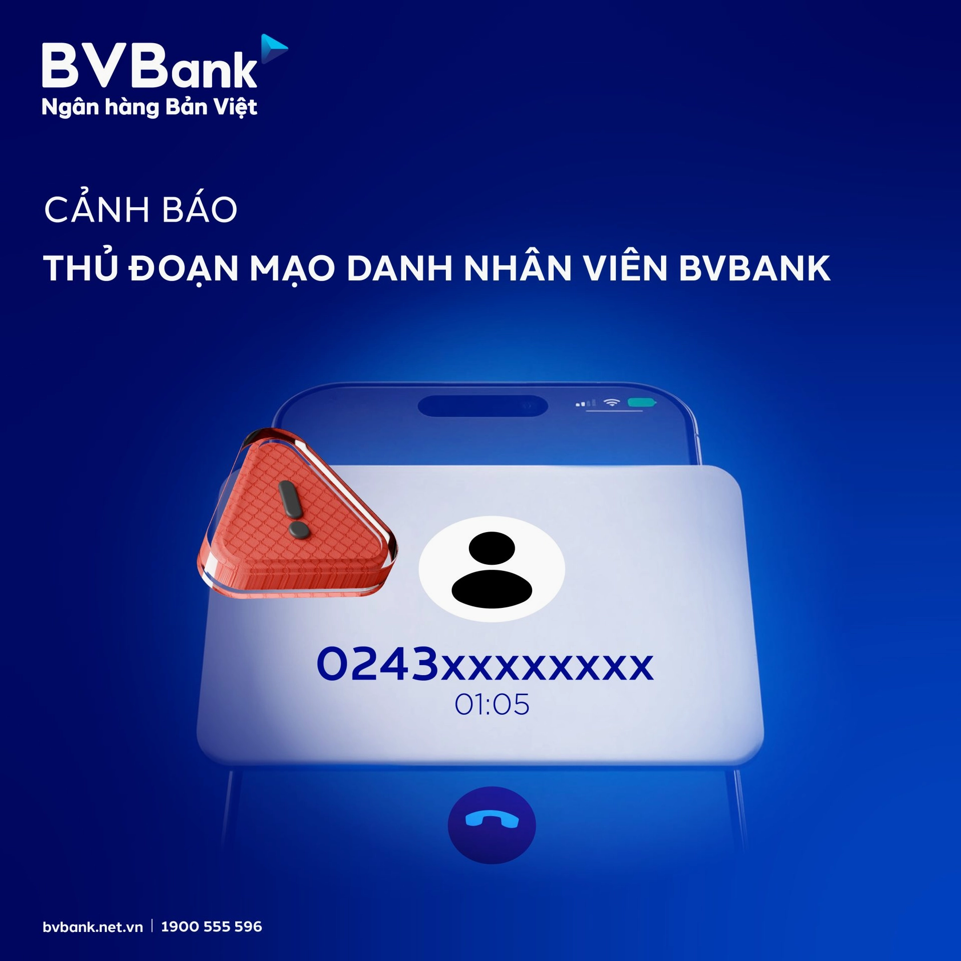 Thông báo dịch vụ ngân hàng số BVBank