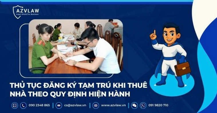 Thủ tục đăng ký tạm trú khi thuê nhà theo quy định hiện hành
