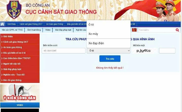 Tra cứu phạt nguội bị lỗi phải làm sao?
